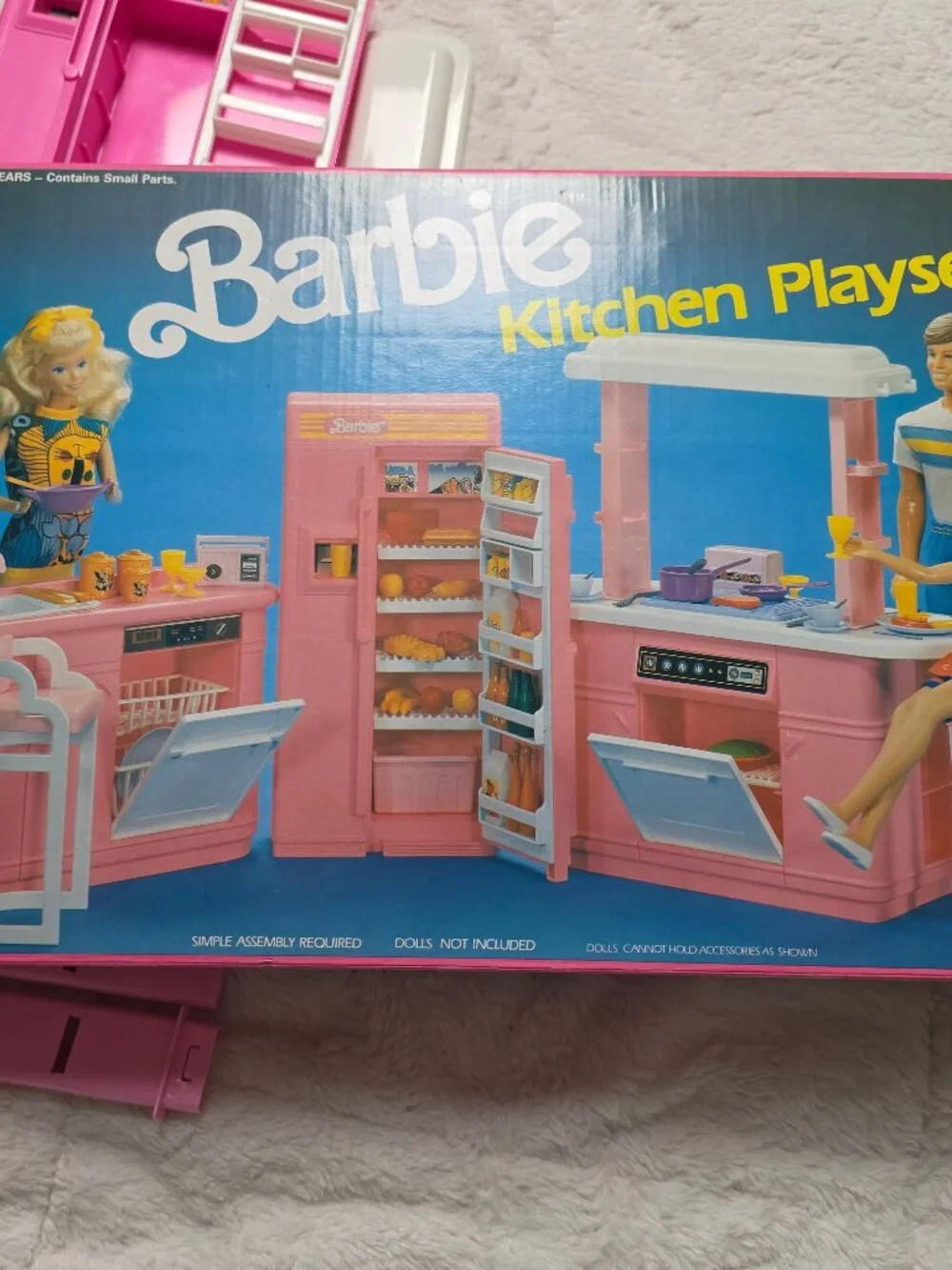 Vintage 1990 Barbie Kitchen Playset #7472 With Original Box